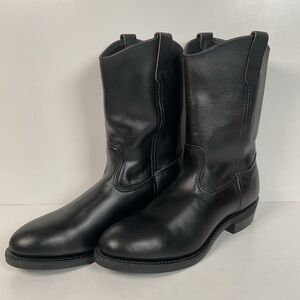 Vintage Red Wing Steel Toe Pull On Boots 11 B USA Made Style 1194